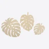 Shop Arty Fêtes Factory 3 Wooden Monstera Leaves