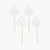 Flash Sale Rico Design 4 Wooden White Boat Toppers
