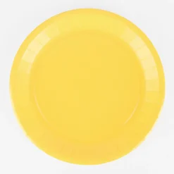 Shop Isap 10 Yellow Eco-Friendly Plates