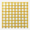 Store Françoise Paviot 20 Yellow Gingham Napkins