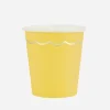 Flash Sale Party Pro 8 Yellow Scalloped Cups