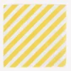 Fashion My Little Day 20 Yellow Striped Napkins
