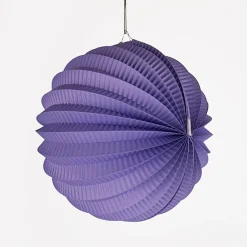 Clearance Party Pro Accordion Round Paper Lantern - Purple