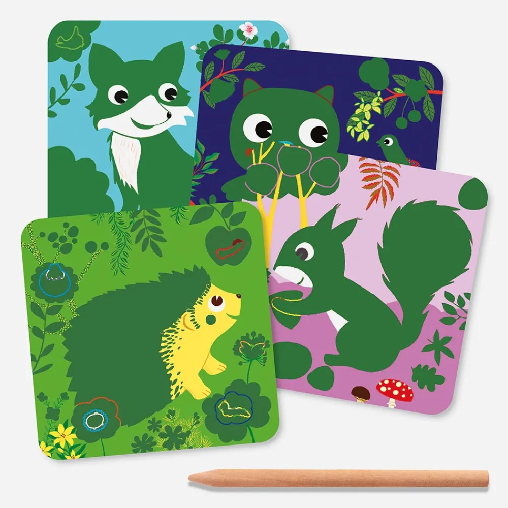 Hot Djeco Activity: Little Beast Scratch Cards