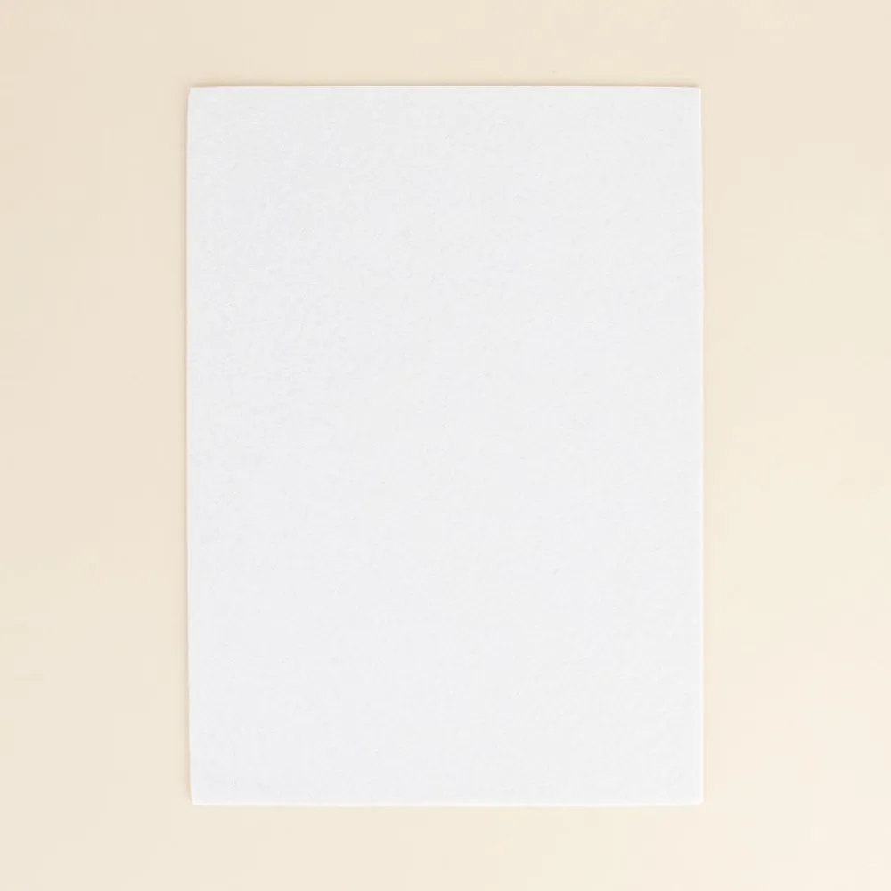 Outlet Graine Créative Adhesive White Felt Sheet