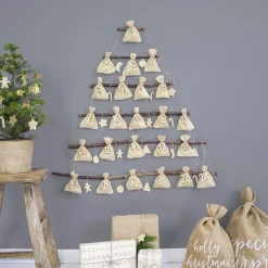 Cheap Party Deco Advent - Advent Calendar Cotton Bags