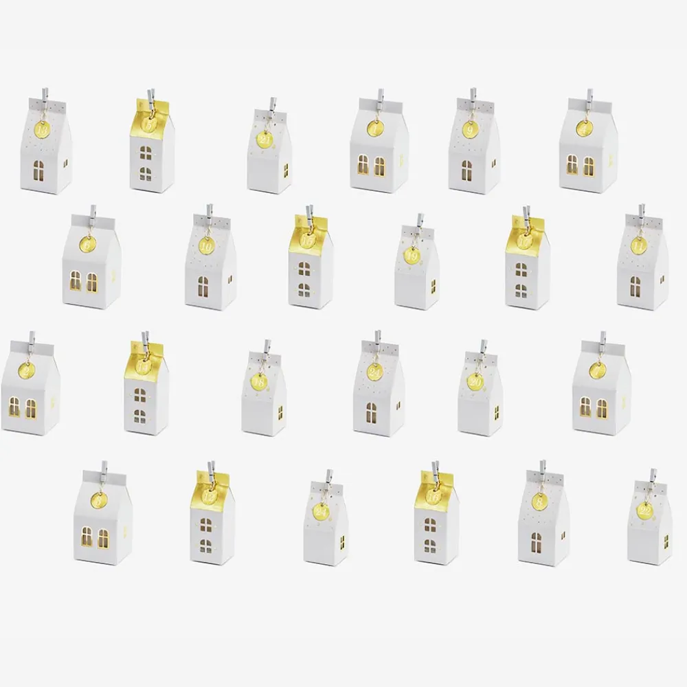 Clearance Party Deco Advent - Advent Calendar Houses