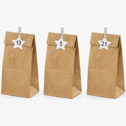 Hot Party Deco Advent - Advent Calendar Kraft Bags