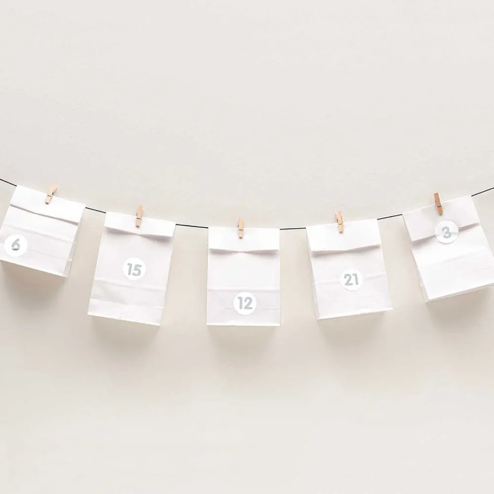 Clearance Rico Design Advent - White Advent Calendar