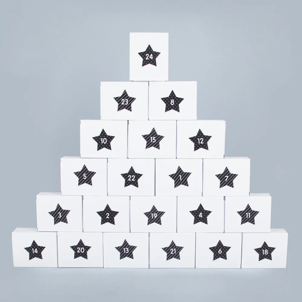 Online Rico Design Advent Calendar - 24 White Boxes