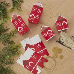 Cheap Ginger Ray Advent Calendar: 24 Red Houses