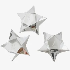 Store Ginger Ray Advent Calendar: 24 Silver Star Boxes