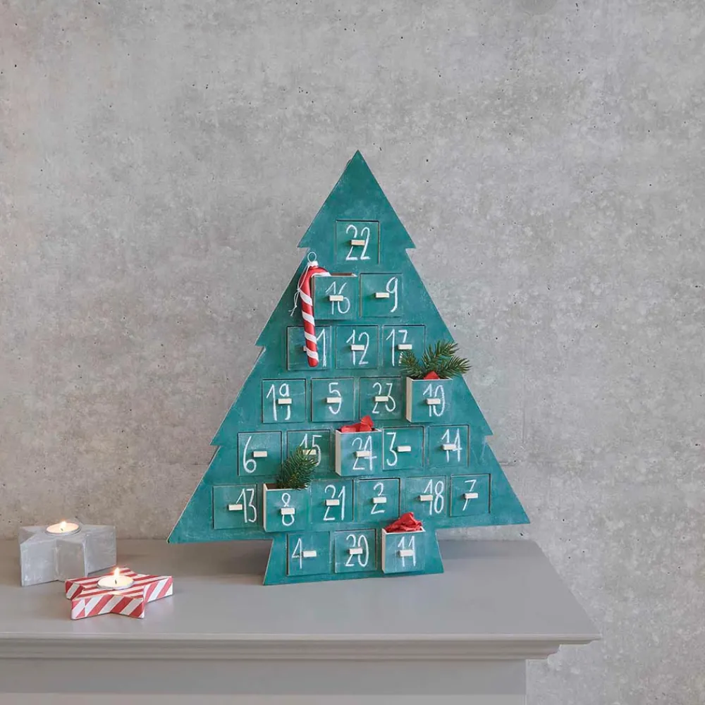 Cheap Rico Design Advent Calendar: Wooden Christmas Tree