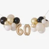 Shop Ginger Ray Arch Of Balloons Birthday 60 Years White Gold And Black