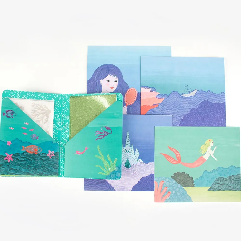 Clearance Djeco Artistic Glitter Patch - Mermaid