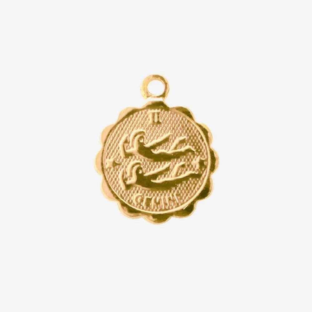 Store La petite épicerie Astrological Sign Medal: Gemini
