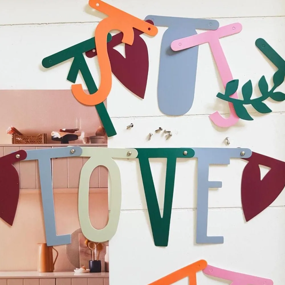 Fashion A Little Lovely Company Autumn Garland - Customizable Text