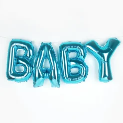 Cheap Unique Party Baby Shower - Baby Blue Letter Balloon