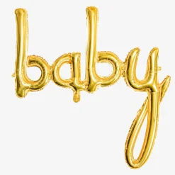 Outlet Party Deco Baby Shower - Letter Balloon - Golden Baby