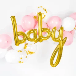 Outlet Party Deco Baby Shower - Letter Balloon - Golden Baby