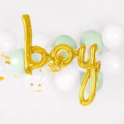 Cheap Party Deco Baby Shower - Letter Balloon - Gold Boy