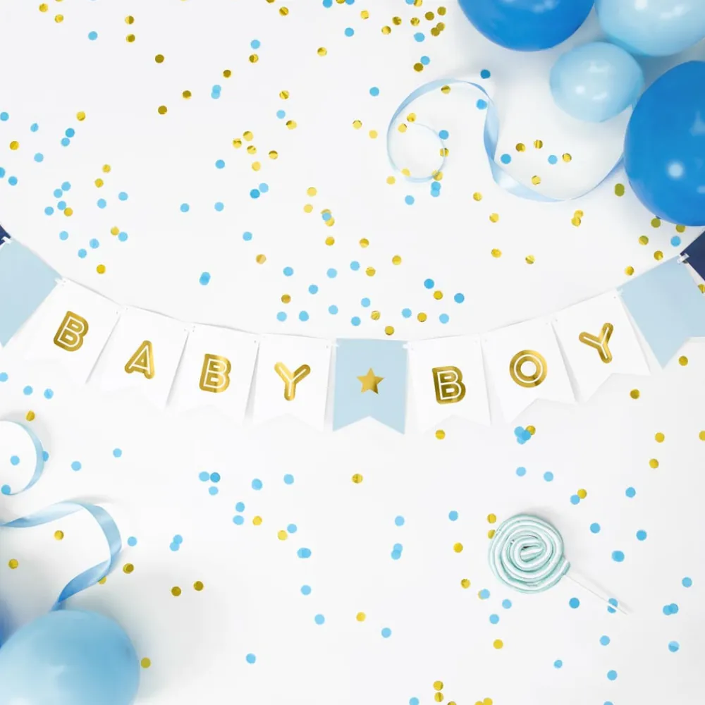 Outlet Party Deco Baby Shower Garland: Baby Boy