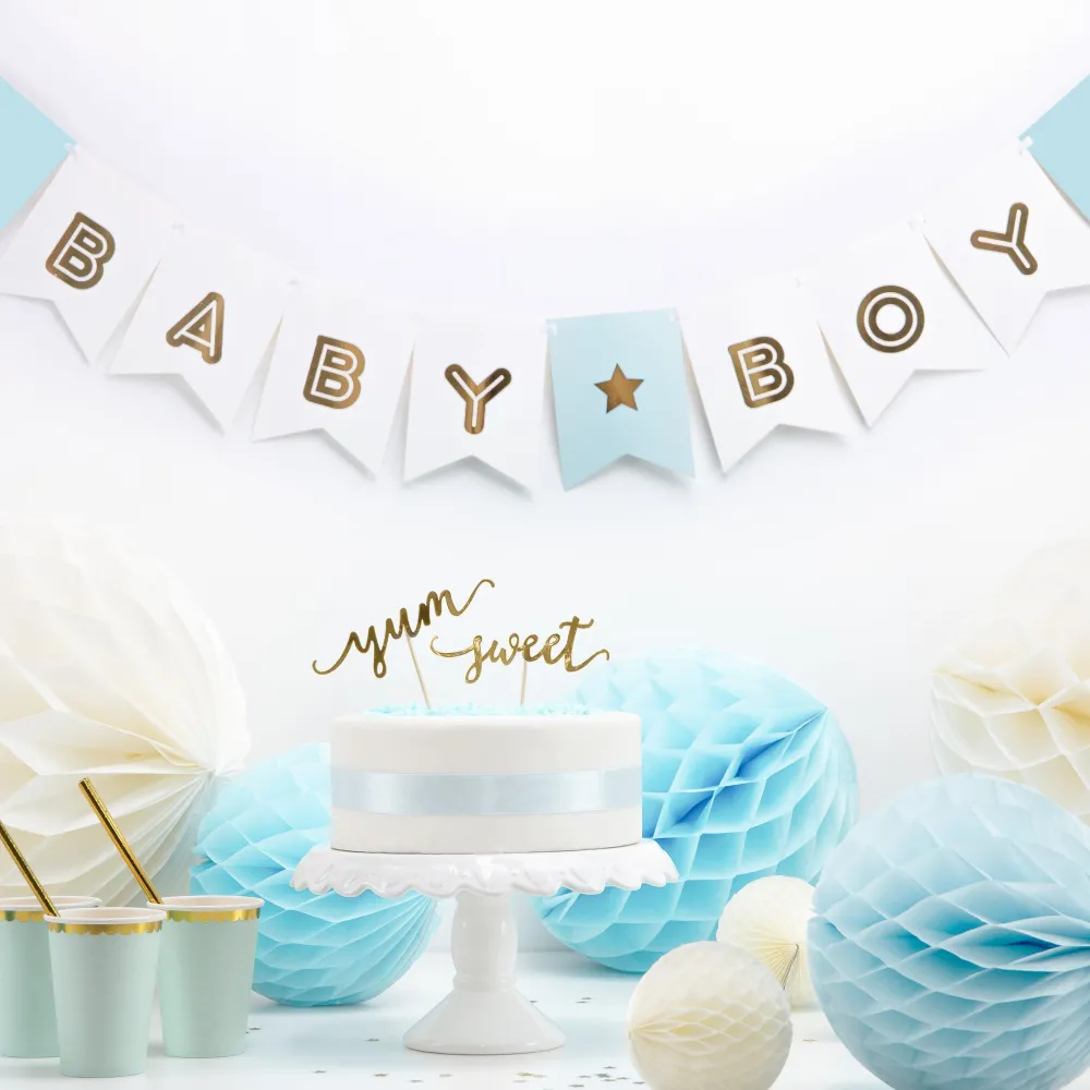 Outlet Party Deco Baby Shower Garland: Baby Boy