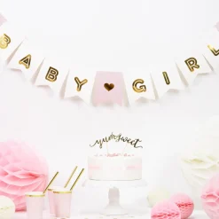 Online Party Deco Baby Shower Garland: Baby Girl