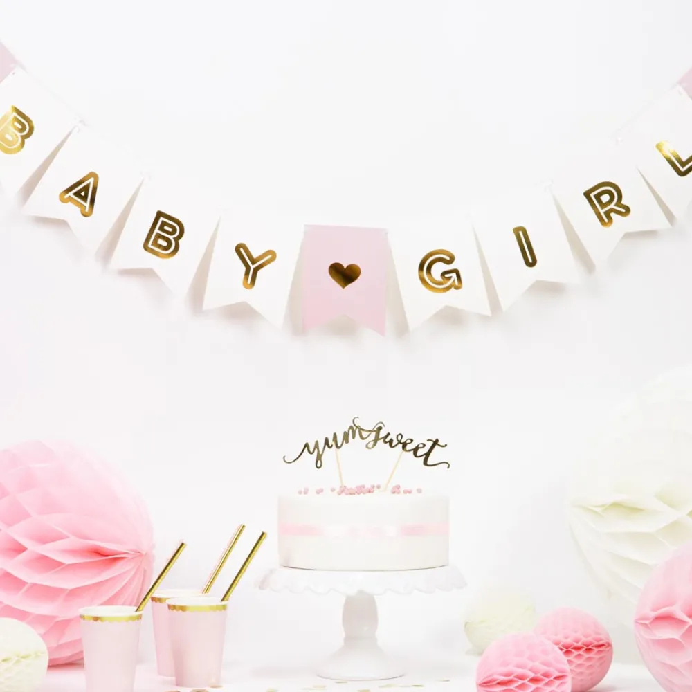 Online Party Deco Baby Shower Garland: Baby Girl