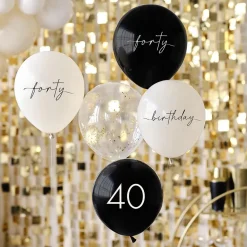 Best Sale Ginger Ray Balloon: 5 Birthday Balloons 40 Years Nude