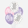 Cheap Unique Party Balloon: 6 Pink 30Th Birthday Balloons