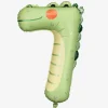 Shop Party Deco Balloon Number 7 Crocodile