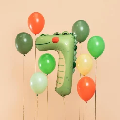 Shop Party Deco Balloon Number 7 Crocodile