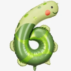 Fashion Party Deco Balloon Number 6 Turtle