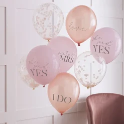 Discount Ginger Ray Balloons: 8 Evjf Balloons