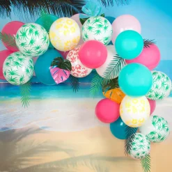Discount My Little Day Balloons: 5 Green Leaf Balloons