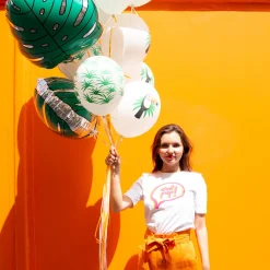 Discount My Little Day Balloons: 5 Green Leaf Balloons