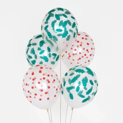 New My Little Day Balloons: 5 Holly Christmas Balloons