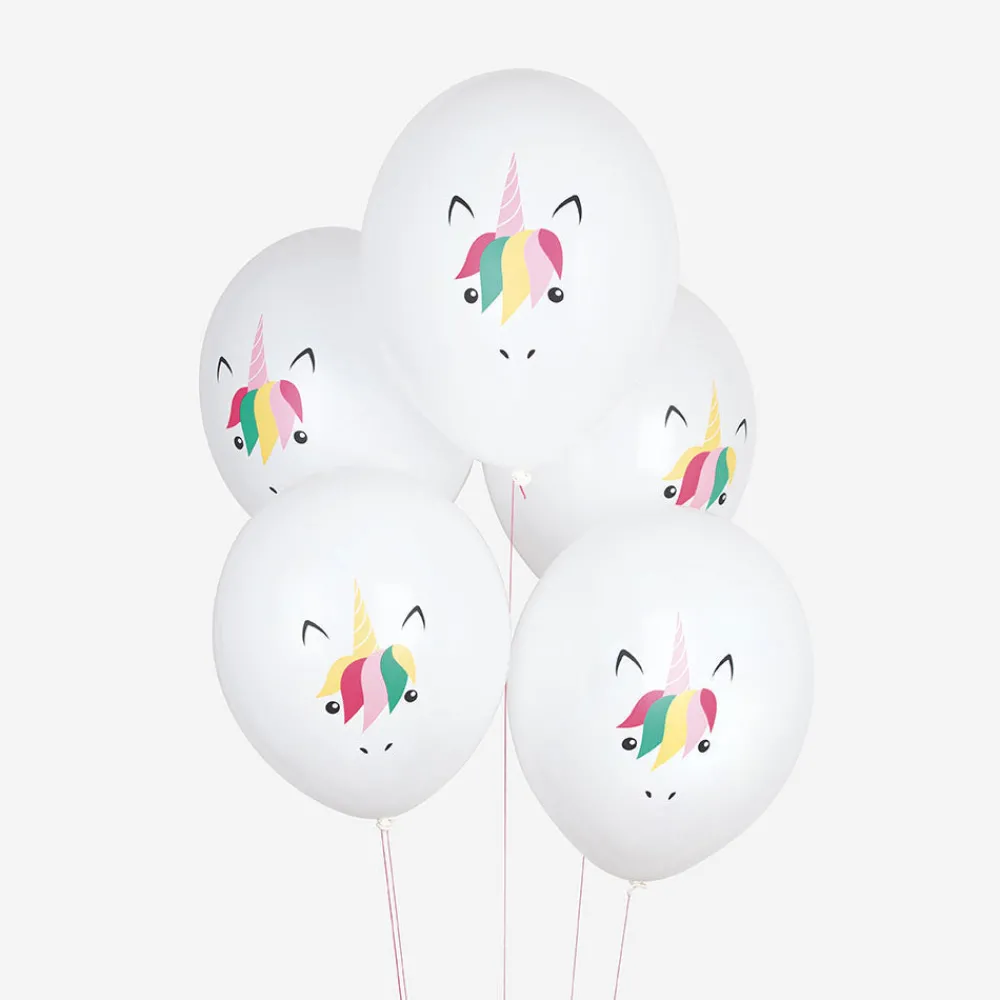 Best Sale My Little Day Balloons: 5 Mini Unicorn Balloons