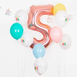Best Sale My Little Day Balloons: 5 Mini Unicorn Balloons