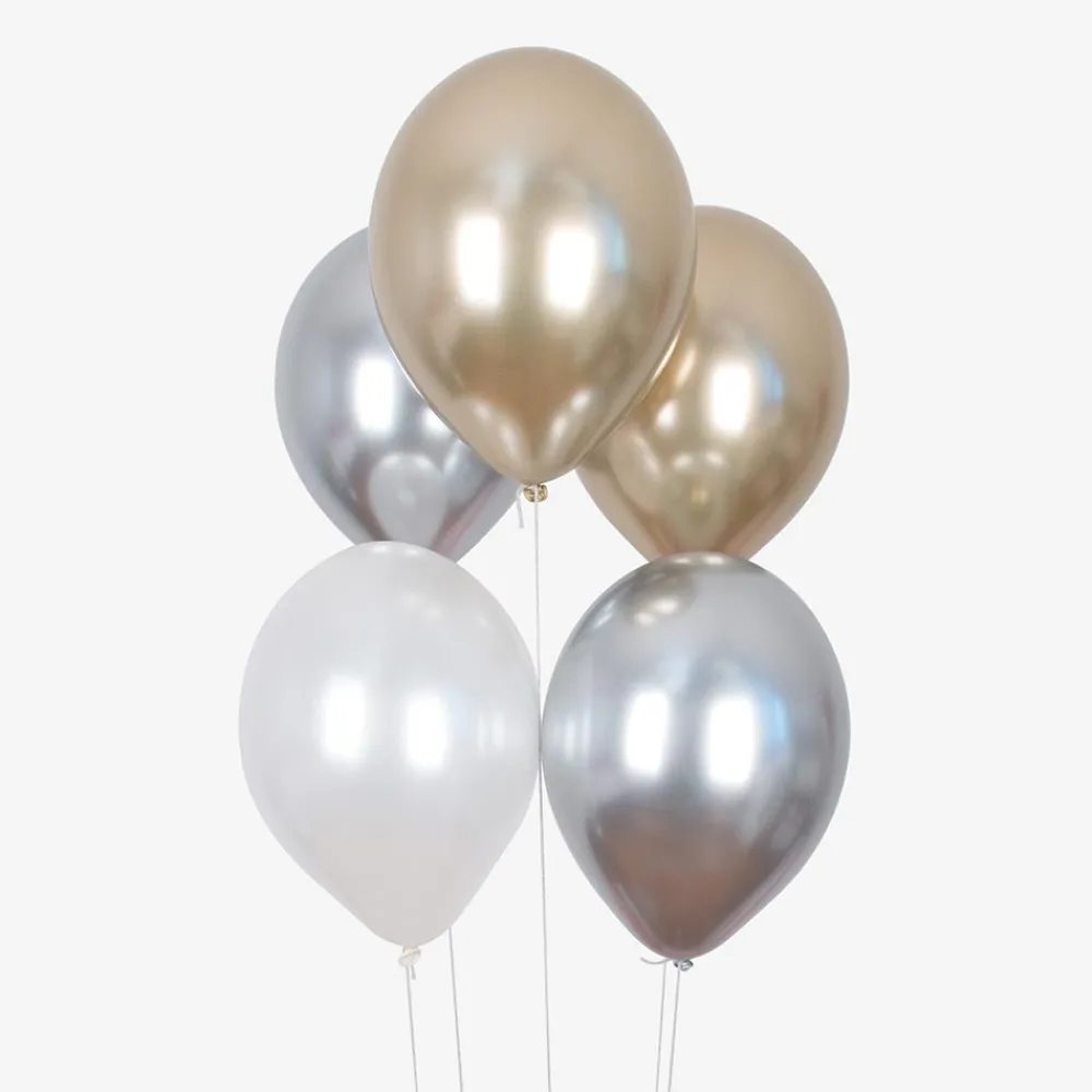Online My Little Day Balloons: 10 Mix Chrome Balloons