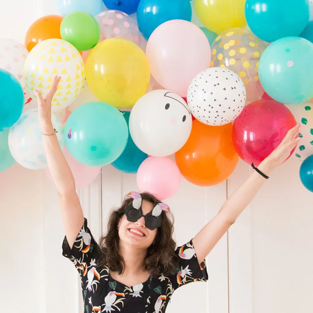 Shop My Little Day Balloons: 10 Orange Balloons