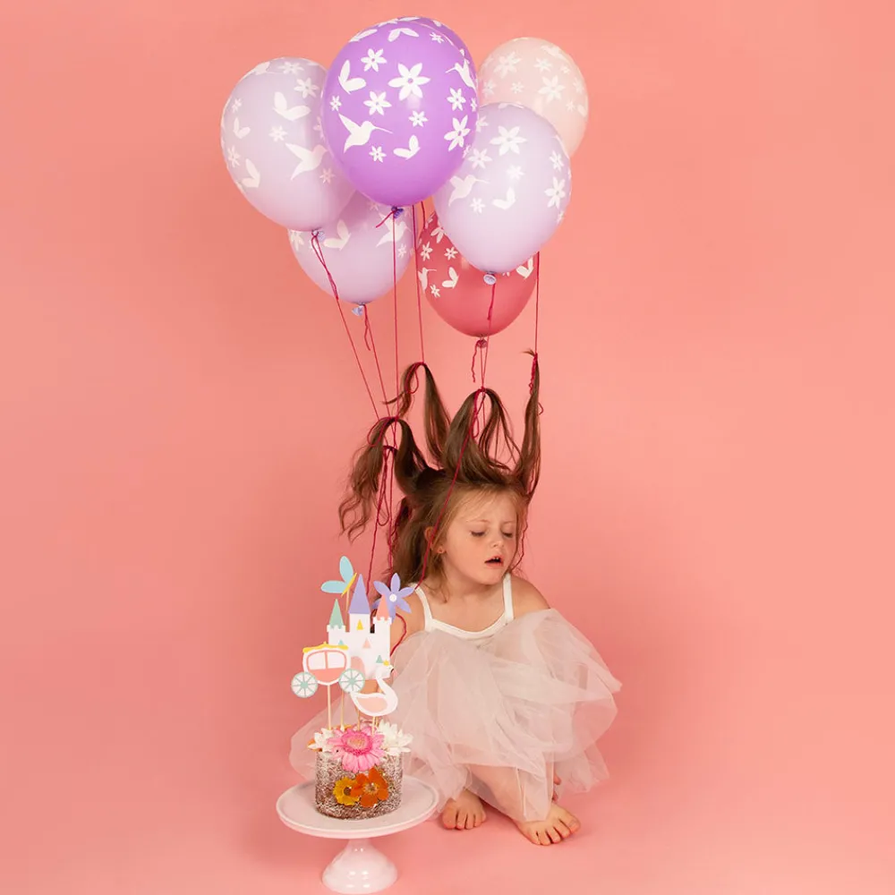 Hot My Little Day Balloons: 5 Pastel Princess Balloons