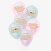 Online Party Pro Balloons: 6 Pastel 90'S Balloons