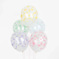 Clearance My Little Day Balloons: 5 Pastel Star Balloons