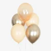 Best Sale My Little Day Balloons: 10 Peach Mix Balloons