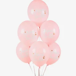 Online Party Deco Balloons: 6 Pink Mom To Be Balloons