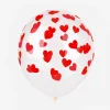 Online Party Deco Balloons: 6 Red Heart Balloons