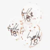 Hot Ginger Ray Balloons: 5 Rose Gold 18St Birthday Confetti Balloons