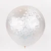 Best Sale Ginger Ray Balloons: 3 White Confetti Balloons
